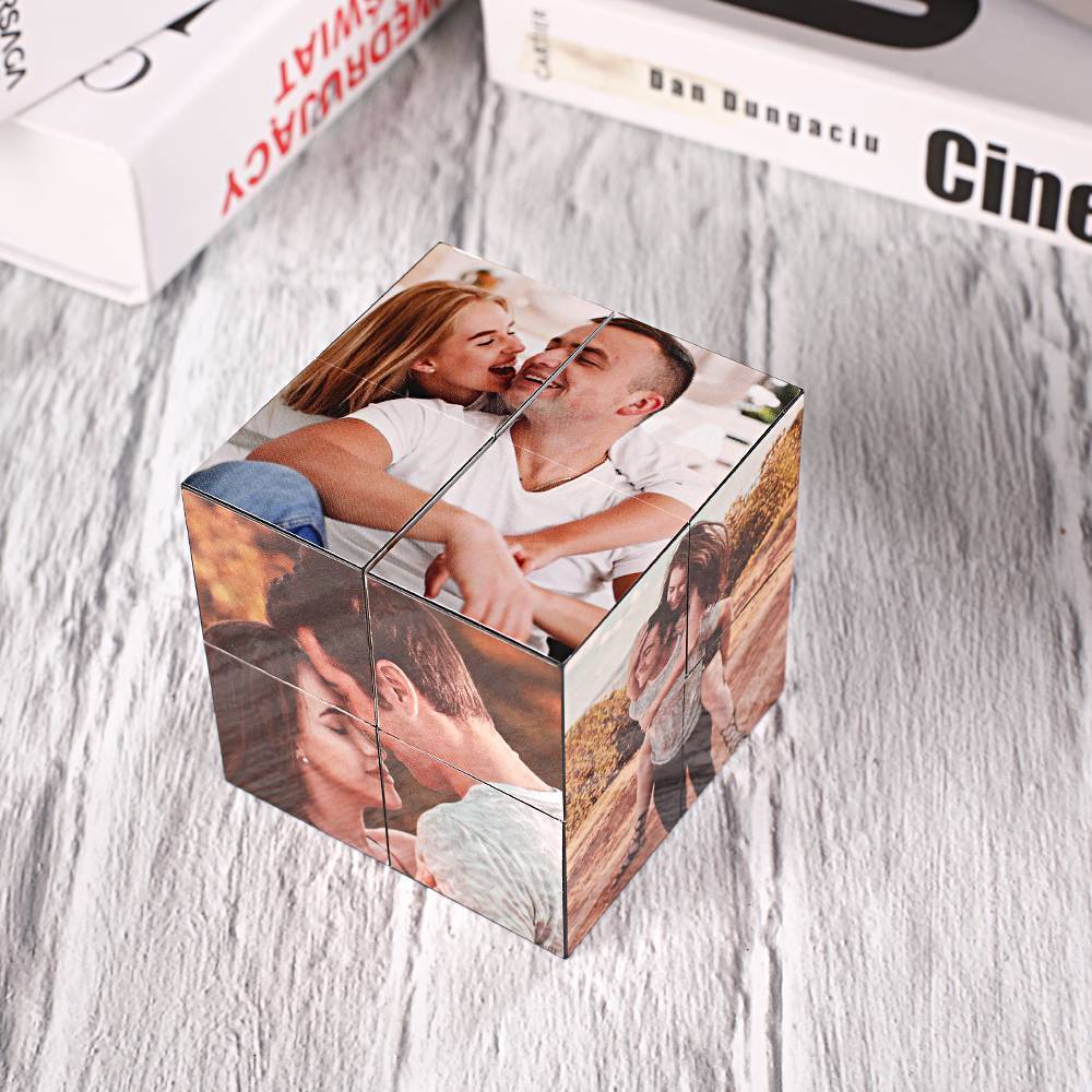 Cadeau De La Avec Photo Personnalisée Rubic's Cube Pour Elle