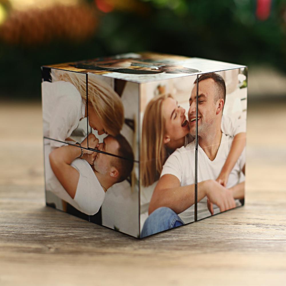 Cadeau De La Avec Photo Personnalisée Rubic's Cube Pour Elle