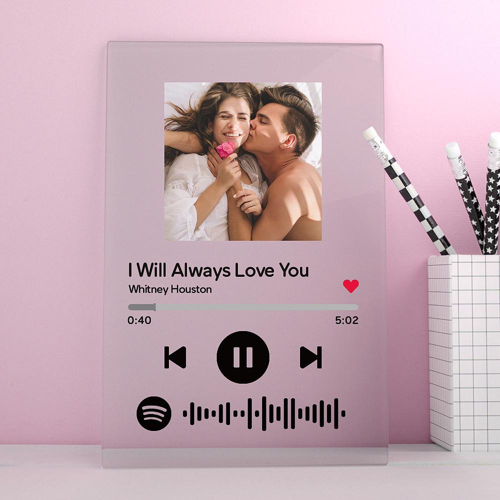 Plaque Spotify personnalisable - deco interieur